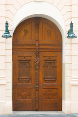 Wooden Door Prague (American Embassy)