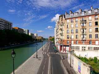 Bords de canal, Paris 19