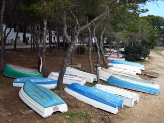 Boats resting