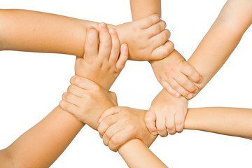 Chain of children's hand