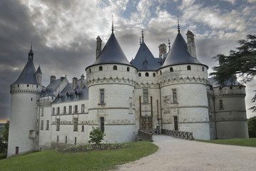 Entrance to the castle Chaumont-sur-Loire