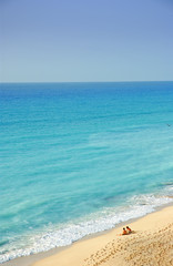 the beach in the caribbean