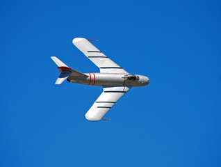 Legendary Soviet built MiG-17 fighter jet