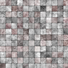 White and gray tiles forming clear background and texture