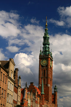 Fototapeta tower, historical building, Gdansk (Danzing), Poland,