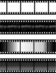 Vector illustration of filmstrips