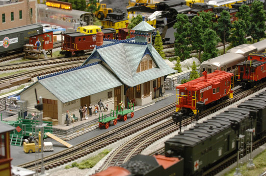 Model Train Station