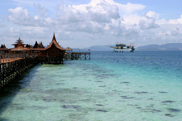 Insel Mabul vor Borneo, Malaysia