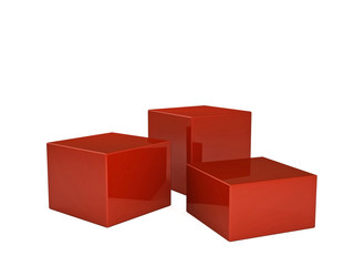 red cubes