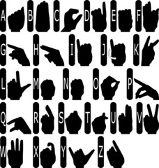 Fingeralphabet © kamphi