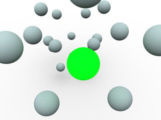 three-dimensional concept