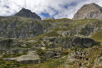 randonnée de haute montagne