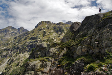 l'homme et la montagne