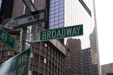 Broadway and 49th Street in NYC