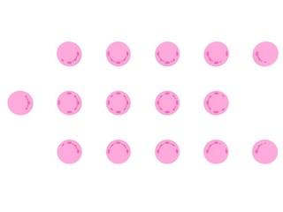 pink balls
