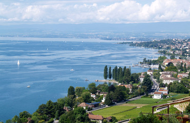 Obraz premium rivièra vaudoise...féérie