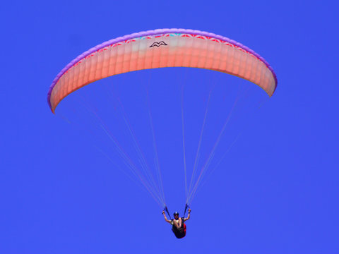 Orange Paraglider