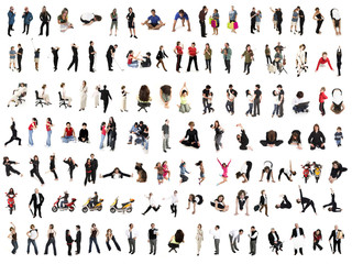 people collage