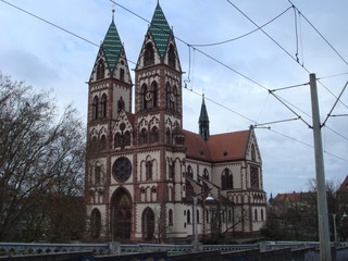 Fototapeta na wymiar Freiburg church