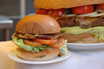 Delicious hamburger
