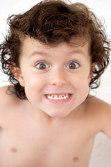 boy making trivialities