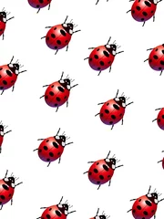 Peel and stick wall murals Ladybugs Ladybirds