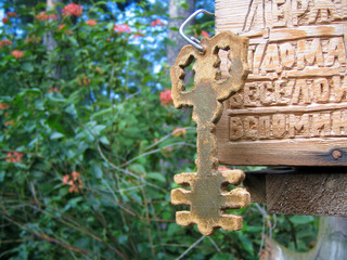 wooden key