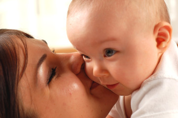 mother holding baby #21