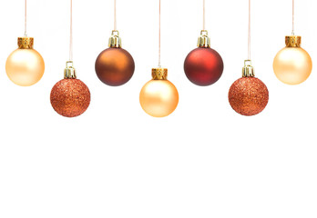 Christmas decorations isolated