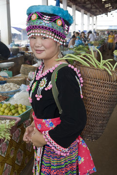 Hmongfrau in Laos
