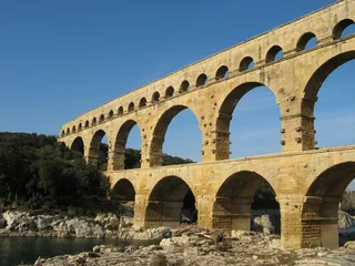 Deurstickers Pont du Gard Gards brug