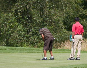 Obraz premium Putting for Par
