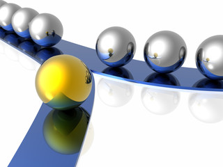 golden leader in business way