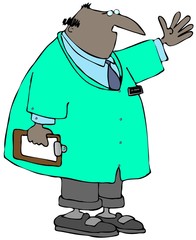 Doctor With A Clipboard