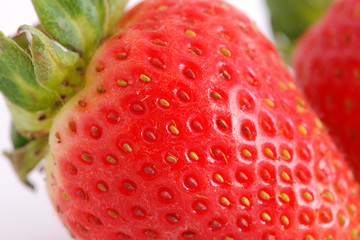 Details of a strawberry
