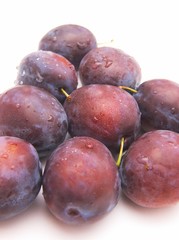 fresh plums