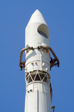 space rocket Vostok, VVC, Moscow Exhibition Centre, Russia