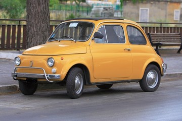Fiat 500 - obrazy, fototapety, plakaty