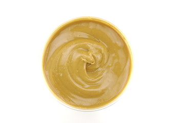 container of beanut butter