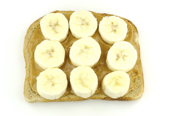 peanut butter banana sandwich