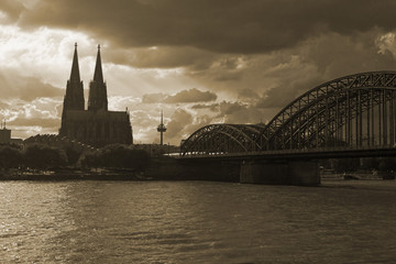 Regen über Köln