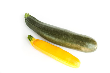 zucchini isolated on white