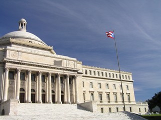 Puerto Rico Senate building - obrazy, fototapety, plakaty