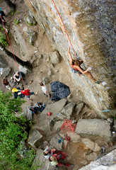 Female Rock Climber