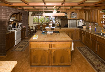 Country kitchen in Oregon