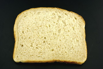 Slice of organic whole grain bread