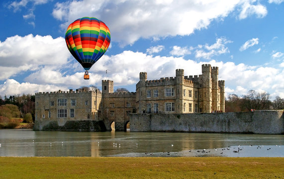 The leeds castle in England