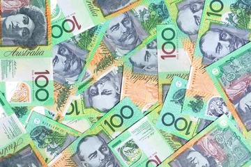 Fotobehang Australian One Hundred Dollar Notes © robynmac
