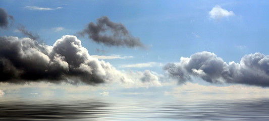 Wolken übers Meer