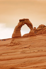 Delicate Arch at sunset
